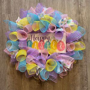 Handmade Wreath! Easter themed! Great for door!